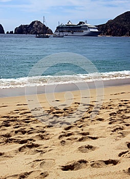 Ocean side rock formation Cabo San Lucas, Mexico