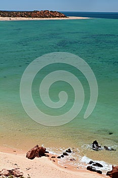 The ocean at Skipjack point. FranÃ§ois Peron national park. Shark Bay. Western Australia