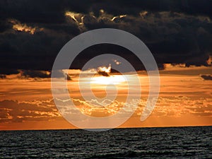 Ocean Sunrise Horizon 0