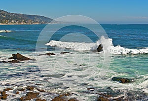 Ocean Surf, Laguna Beach California photo