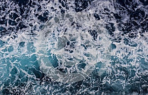 Ocean Surface with Waves and Foam