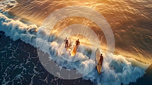 Ocean Surfing, Top View