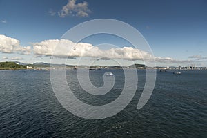 Panama City from Island Princess anchored off Puerto Amador photo
