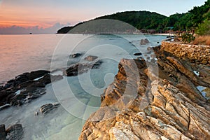 Ocean twilight at Koh Samet