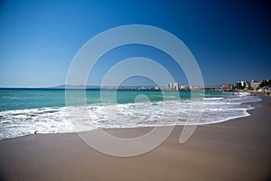 Ocean view of Camarones Beach photo