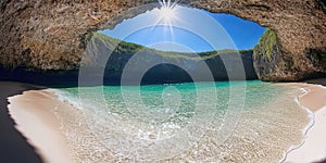 Ocean View from Inside Cave