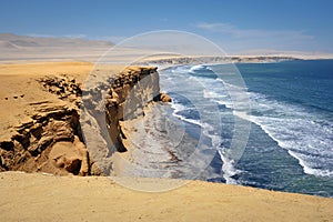 Ocean view in Paracas, Peru