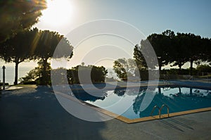 Ocean view swimming pool