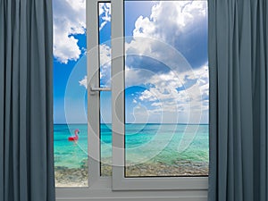 Ocean view window