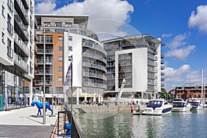 Ocean Village Marina in Southampton