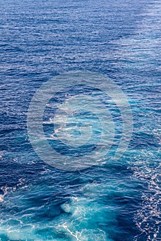 Ocean wake background