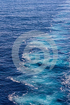 Ocean wake background