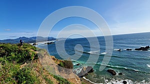 Ocean water oregon ecola park