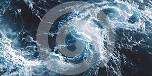 Ocean Water Texture Blue Waves and Whitecaps