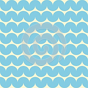 Ocean water with waves. Seamless background.