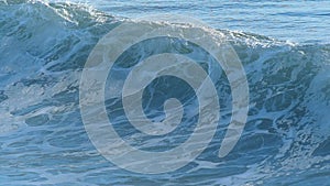 Ocean Wave Breaking Off the Coast of California