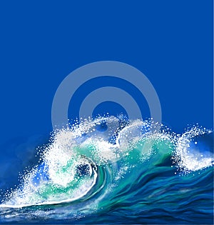 Ocean wave photo