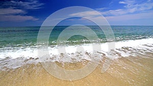 Ocean waves on the beach