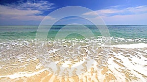 Ocean waves on the beach