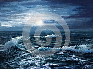 Ocean waves photo