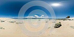 Hagonoy Island Beach. Surigao del Sur, Philippines. Virtual Reality 360. photo