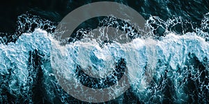 Ocean Waves Whitecaps Texture