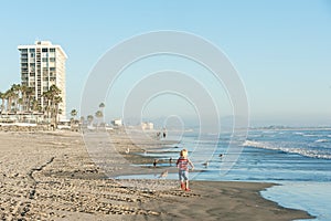 Oceanfront condos on Coronado beach