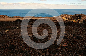 Oceanfront Volcanic Landscape photo