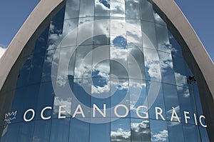 The oceanografic aquarium in the City of Arts and Sciences, Valencia