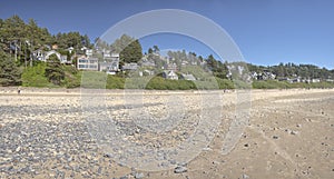 Oceanside beach and township Oregon state.