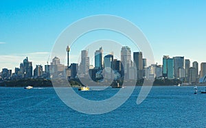 Oceanside and cityscape view of Sydney, is the state capital of New South Wales and the most populous city in Australia.
