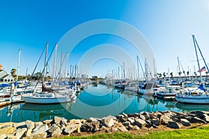 Oceanside harbor on a clear day photo