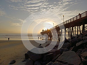 Oceanside Pier Southern California Beach