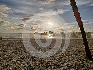 Oceanside Pier Southern California Beach