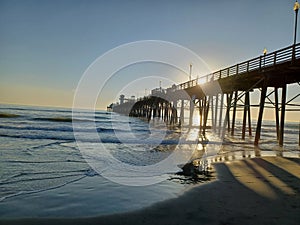 Oceanside Pier Southern California Beach