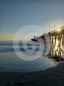 Oceanside Pier Southern California Beach