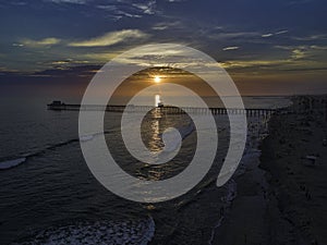 Oceanside Pier at sunset