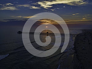 Oceanside Pier at sunset