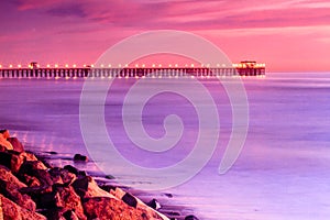 Oceanside Pier Sunset photo