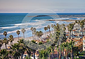 Oceanside Shoreline, California