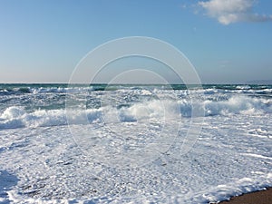 Oceanwaves on Rhodos