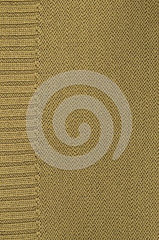 Ocher knitted Background Pattern