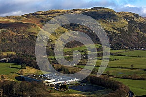 Ochil range in Scotland