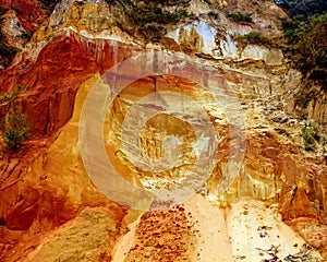 Ochre Cliffs, horizontal