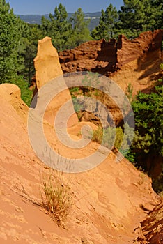 Ochre quarries in Provence