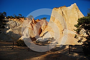 Ochre rocks at French Colorado