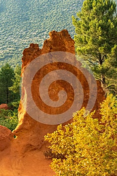 The ochres in Roussillon