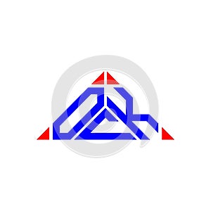 OCK letter logo creative design with vector graphic, OCK