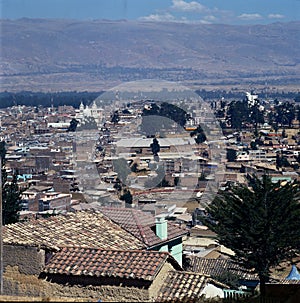 ocopa,huancayo,cityair viux historical peru photo