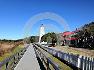 Ocracoke Island Lighthouse on the Outer Banks